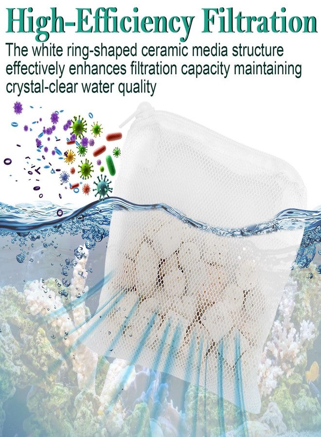 Shahn A1378 Aquarium Filter Media Replacement Pack Compatible with Fluval Spec,Evo,Bio-max,Flex,Aquariums Third Stage Biological Filtration System(6-Pack) - Image 5